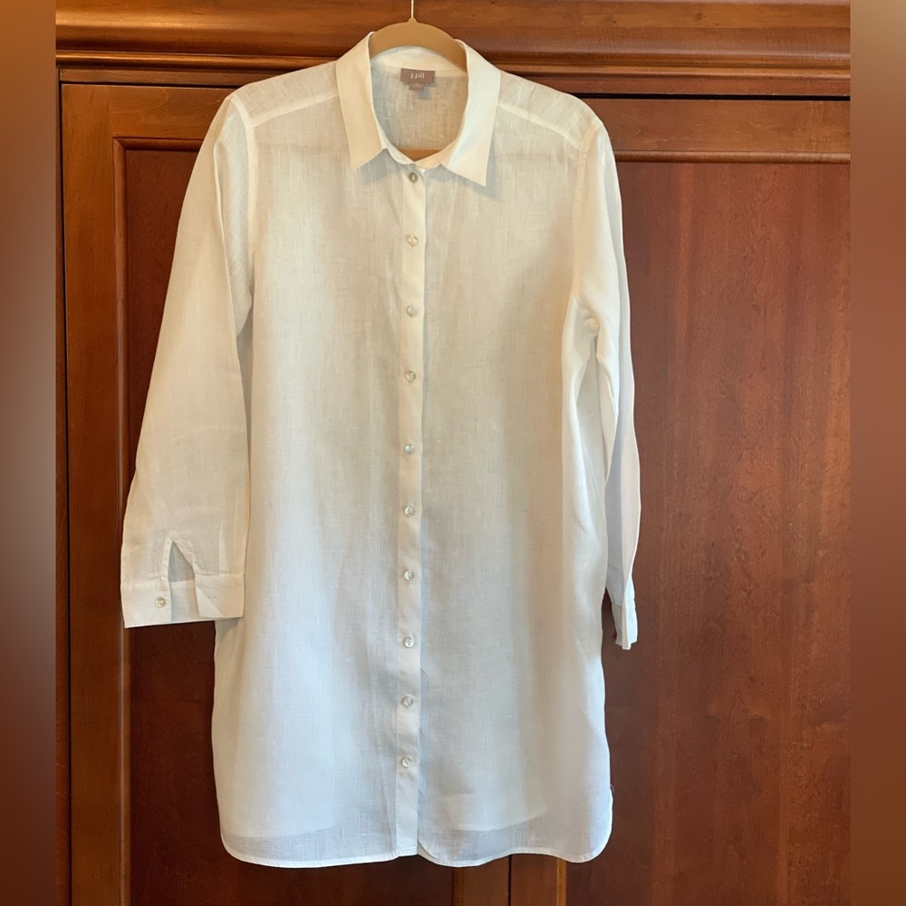 J. Jill pure linen shirt/dress